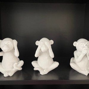 Decorative Glass Monkeys